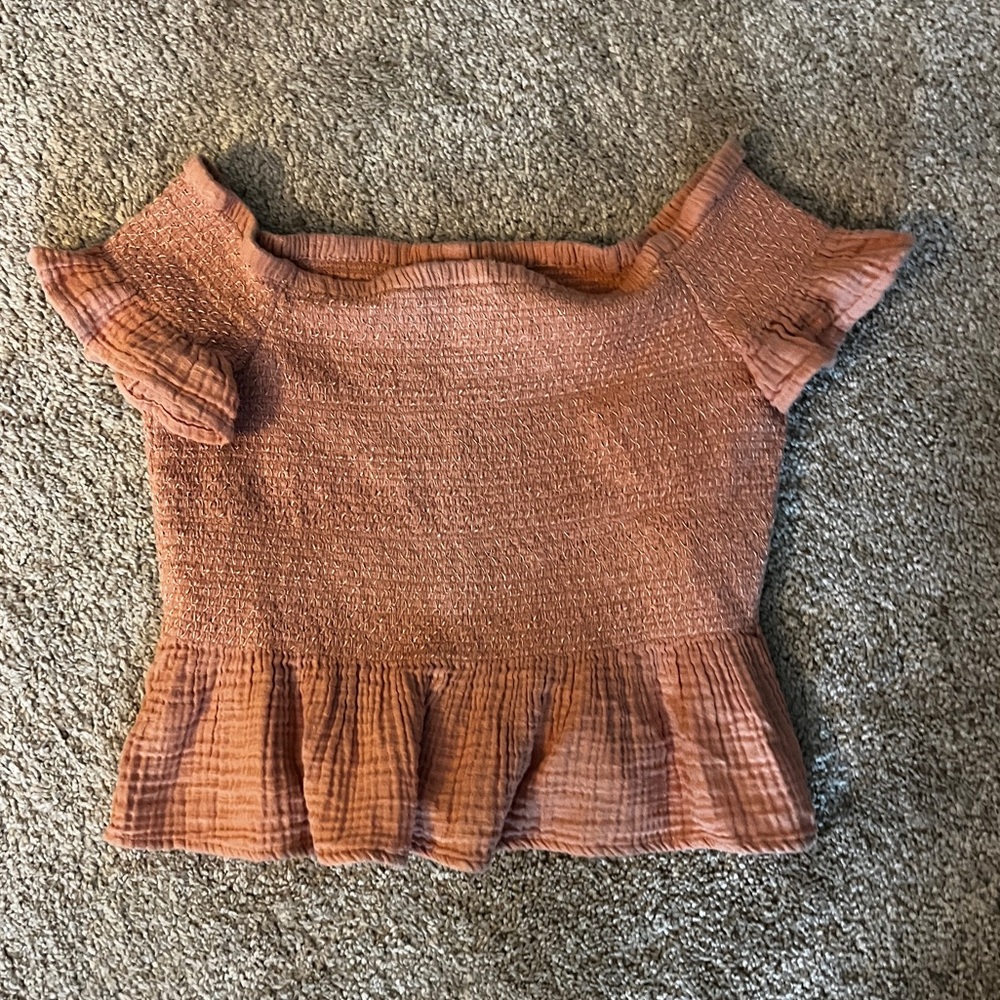 American Eagle Off the Shoulder Shirt